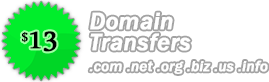 $6.99 Domain Transfers